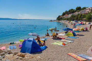 Podgora - Čaklje - oblázkové pláže, Makarská riviéra, Chorvatsko