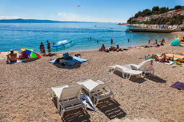 Podgora - Čaklje - oblázkové pláže, Makarská riviéra, Chorvatsko