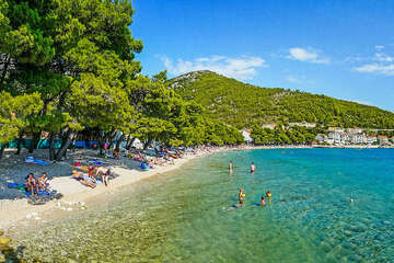 Drvenik - Gornja Vala, pláže, Makarská riviéra, Chorvatsko