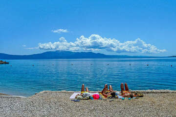 Drvenik - Gornja Vala, pláže, Makarská riviéra, Chorvatsko