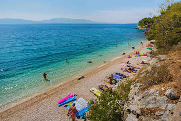 Drvenik - Gornja Vala, pláže, Makarská riviéra, Chorvatsko