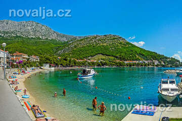 Drvenik - Gornja Vala, pláže, Makarská riviéra, Chorvatsko