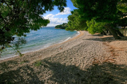 Drvenik - Gornja Vala, pláže, Makarská riviéra, Chorvatsko