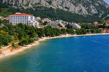 Gradac - FKK pláže, Makarská riviéra, Chorvatsko