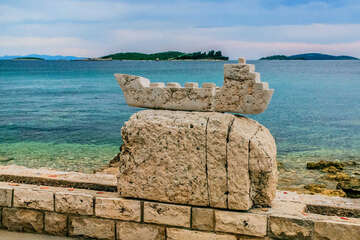 Orebič, poloostrov Pelješac, Chorvatsko