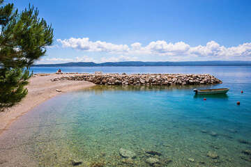 Brela - Jakiruša - pláže, Makarská riviéra, Chorvatsko