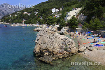 Brela Jakiruša - pláže, Makarská riviéra, Chorvatsko