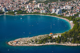 Letovisko Makarska - poloostrov Sveti Petar a pláž Donja Luka, Makarská riviéra, Chorvatsko