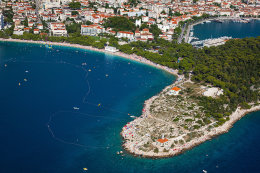 Letovisko Makarska - poloostrov Sveti Petar a pláž Donja Luka, Makarská riviéra, Chorvatsko