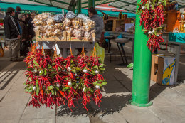 Rovinj - na tržnici, Istrie, Chorvatsko