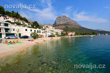 Zaostrog - pláž, Chorvatsko