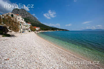 Zaostrog - pláž, Chorvatsko