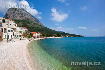 Zaostrog - pláž, Chorvatsko