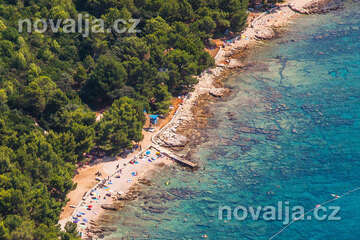 Rovinj - pláže, Istrie, Chorvatsko