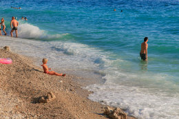 Apartmány Aria - pláž poblíž domu, Tučepi, Chorvatsko