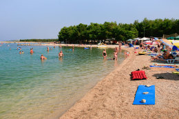 Apartmány Bojan - oblázková pláž  Dubrovnik 340 m od domu, Povljana, ostrov Pag, Chorvatsko