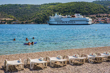 Vis - pláže, ostrov Vis, Chorvatsko