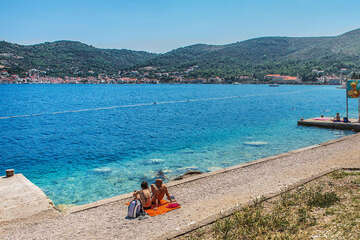 Vis - pláže, ostrov Vis, Chorvatsko