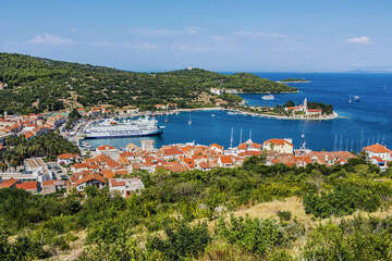 Město Vis, ostrov Vis, Chorvatsko