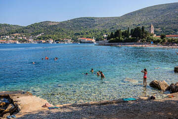 Vis - pláže, ostrov Vis, Chorvatsko