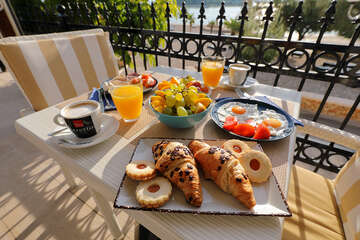 Apartmány Dalmacija - restaurace v hlavní budově, Preko, ostrov Ugljan, Chorvatsko