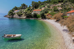 Apartmány Nevera - oblázková pláž, jižní zátoka ostrova Hvar, Chorvatsko