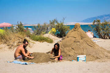 Apartmány Germania - písečná pláž Ninska laguna, Nin, Zadarská riviéra, Chorvatsko