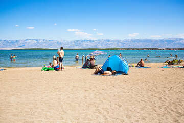 Apartmány Germania - písečná pláž Ninska laguna 750 m od domu, Zadarská riviéra, Chorvatsko