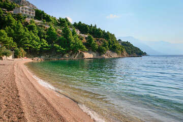 Apartmány Marinno - oblázková pláž, Mimice, Omišská riviéra, Chorvatsko