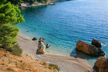 Letovisko Mimice - pláže, Chorvatsko