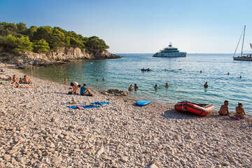 Apartmány Jasminka - oblázková pláž Srebrna, Rukavac, ostrov Vis, Chorvatsko