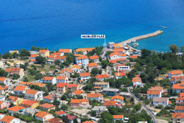 Apartmán Vinko - letecký pohled, Šilo, ostrov Krk, Chorvatsko