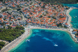 Apartmány Soža - další oblázkové pláže 300 m od domu, Primošten, Šibenická riviéra, Chorvatsko