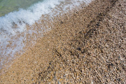 Hotel Plaža - oblázková pláž, město Pag, ostrov Pag, Chorvatsko