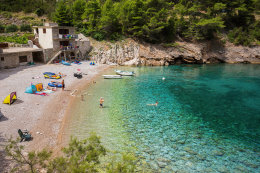 Apartmány Žana - pláž, severní zátoka ostrova Hvar, Chorvatsko