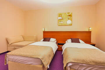 příklad pokoje classic - hotel Stella Maris, Vodice, Šibenická riviéra, Chorvatsko