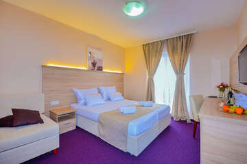 příklad pokoje superior - hotel Stella Maris, Vodice, Šibenická riviéra, Chorvatsko