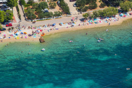 Vodice Lovetovo, Srima - letecký pohled, Šibenická riviéra, Chorvatsko