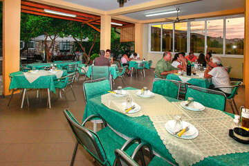 Penzion Moře - restaurace penzionu, město Pag, ostrov Pag, Chorvatsko