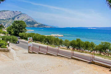 Apartmány Borovina - okolí domu, Omiš-Duće, Chorvatsko