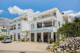 Apartmány Ratac - Bratuš, Makarská riviéra, Chorvatsko