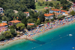 Apartmán Laura - letecký pohled, Moščenička Draga, Istrie, Chorvatsko