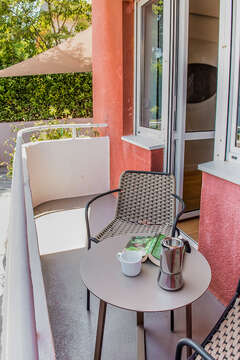 Apartmán Laura - balkón, Moščenička Draga, Istrie, Chorvatsko