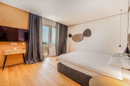 Apartmán Laura - ložnice, Moščenička Draga, Istrie, Chorvatsko