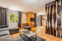 Apartmán Laura - obývací pokoj, Moščenička Draga, Istrie, Chorvatsko