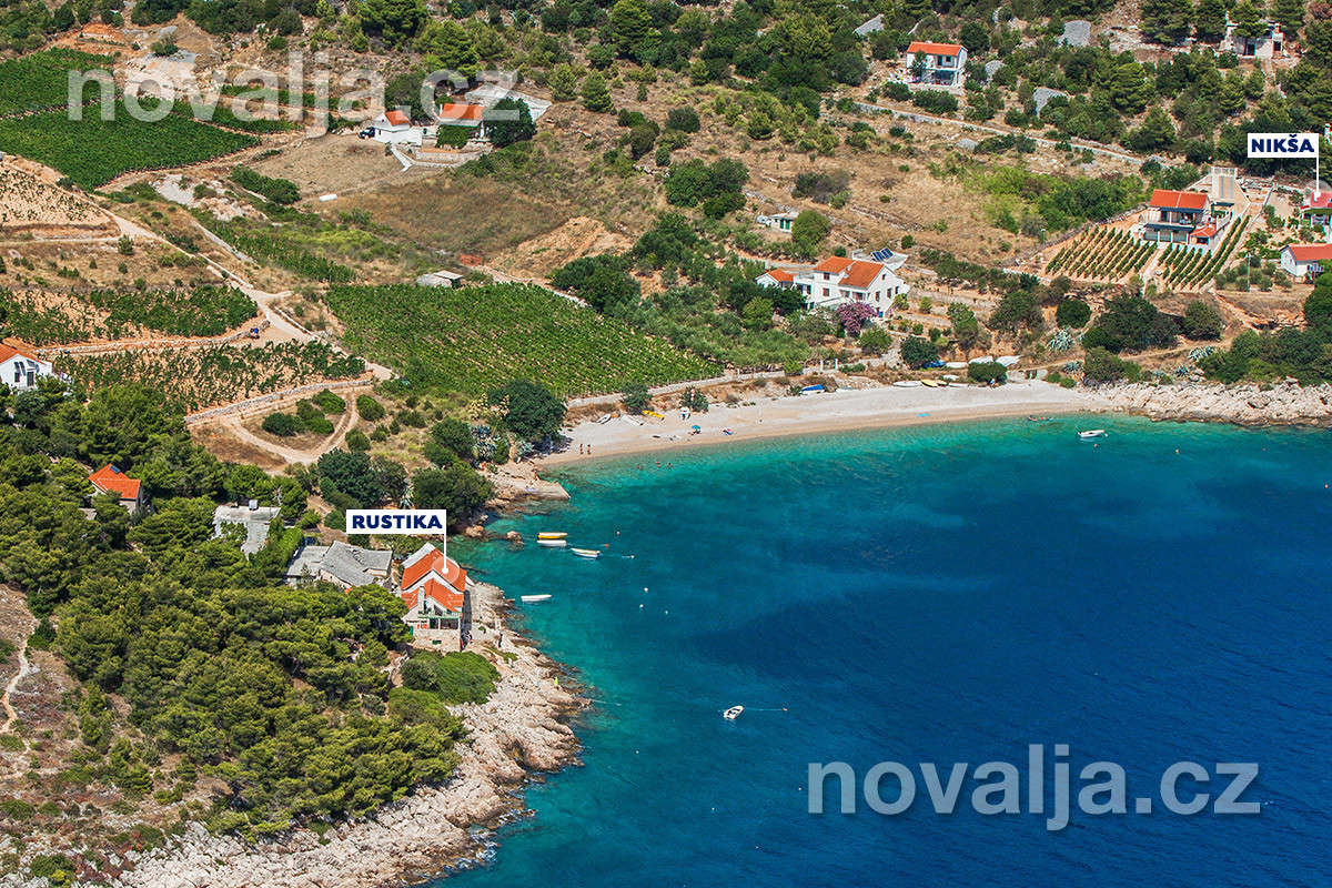 Letecké fotky Vela Farska, ostrov Brač