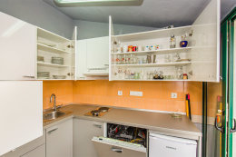 Apartmány Bagarić - vybavení společné kuchyně s grilem, Medići, Chorvatsko