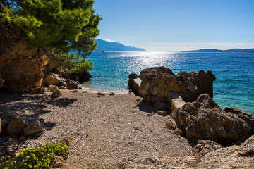 Apartmány Bagarić - pláž pod domem, Medići, Chorvatsko