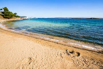 Apartmány Lejla - písečná pláž Studenac 170 m od domu, Tkon, ostrov Pašman, Chorvatsko