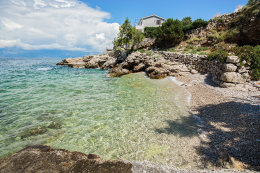 Apartmány Mirta - oblázková pláž 160 m od domu, severní zátoky, ostrov Hvar, Chorvatsko